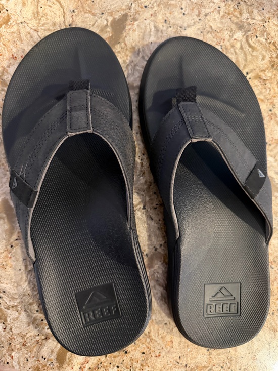 Reef Other - Reef Black Men's Flip Flops with Textured Footbed